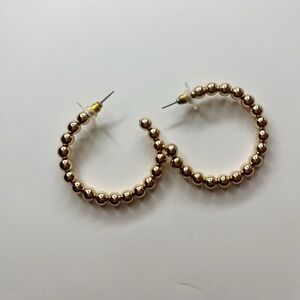 Beaded Hoops